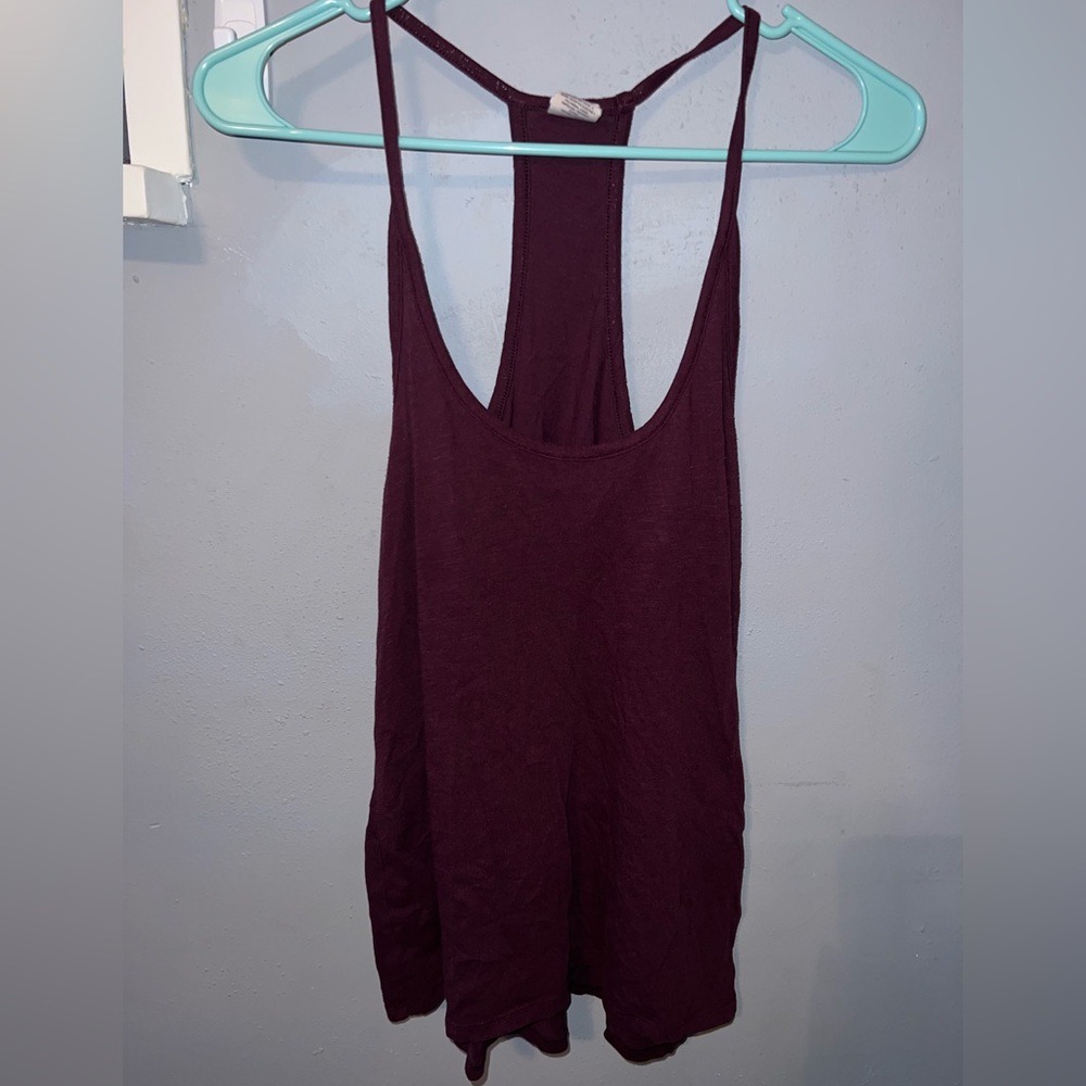 PINK Victoria's Secret Deep Purple Tank Top